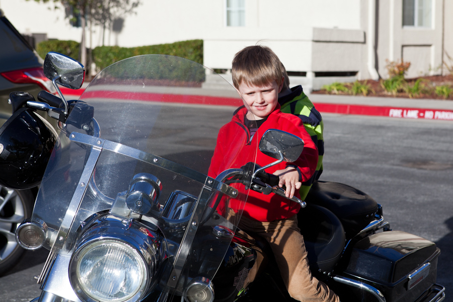 Will trying to pull the clutch on Grandpa Allen's motorcycle