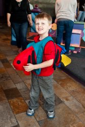 Will as a fish at the Monterey Bay Aquarium