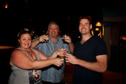 Drinking around the world at Epcot - makeshift sake bombs