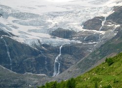 Waterfalls from the ice