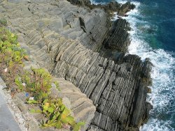 Shore between Riomaggiore and Manarola