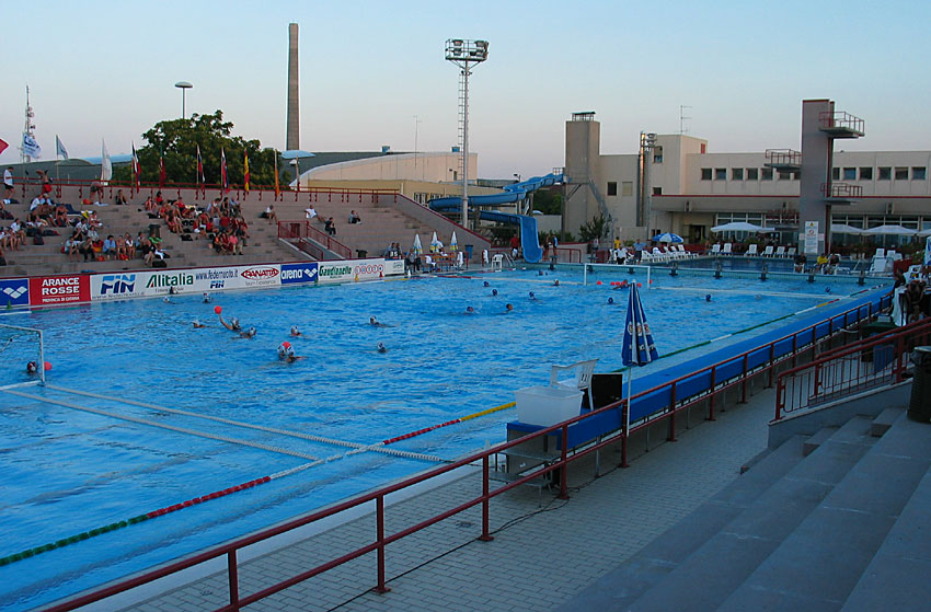 European Juniors Championships. They have a waterslide.