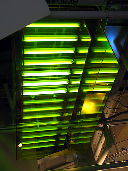 Lights in the restaurant at the EMP