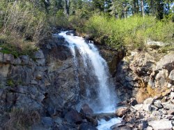 Waterfall on the bike ride down