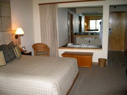 Our room at the Friday Harbor House Inn