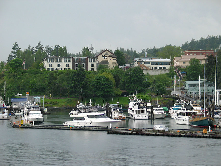 Leaving Friday Harbor on the ferry