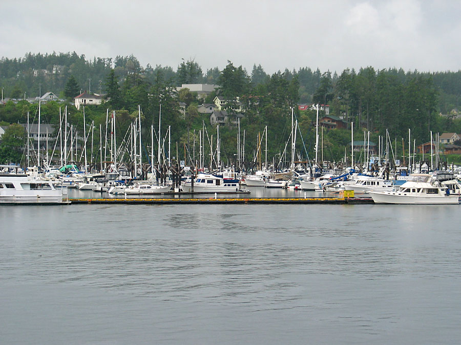 Leaving Friday Harbor on the ferry