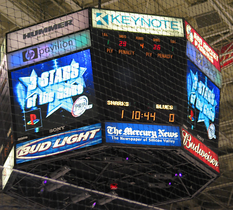 Final score: 1-0 Sharks in overtime