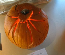 Spider pumpkin