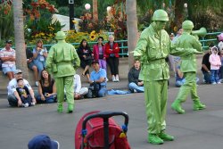 Army Men Parade in California Adventure