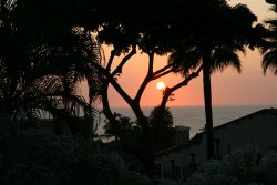 A not-so-spectacular sunset from Kihei