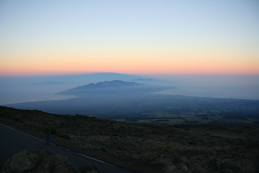 The entire island of Maui from 10,000 feet