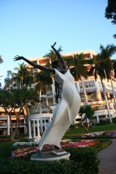 The grounds of the Grand Wailea, site of the wedding