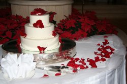 The wedding reception at the Grand Wailea