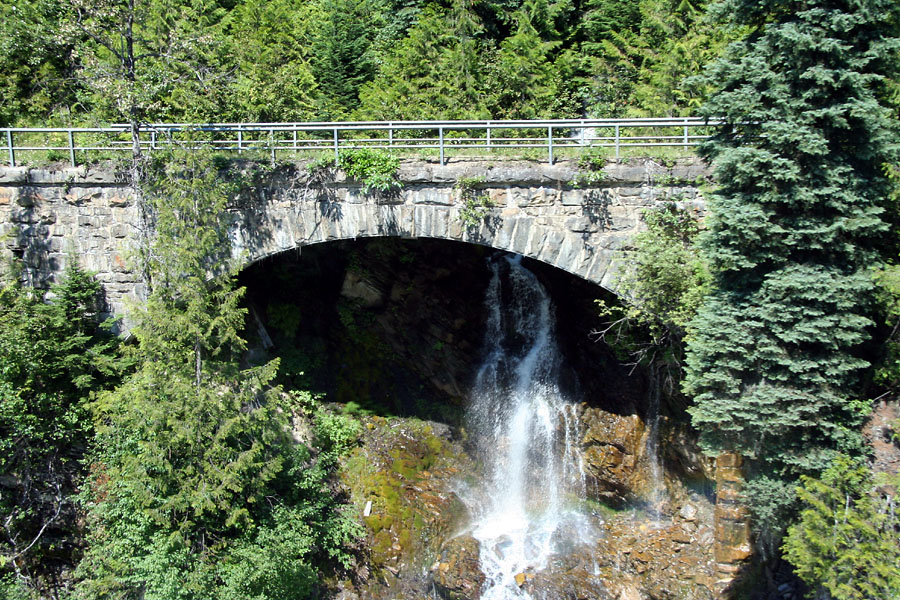 Waterfall from the Rocky Mountaineer