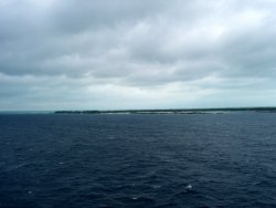 The closest we got to Castaway Cay due to high winds