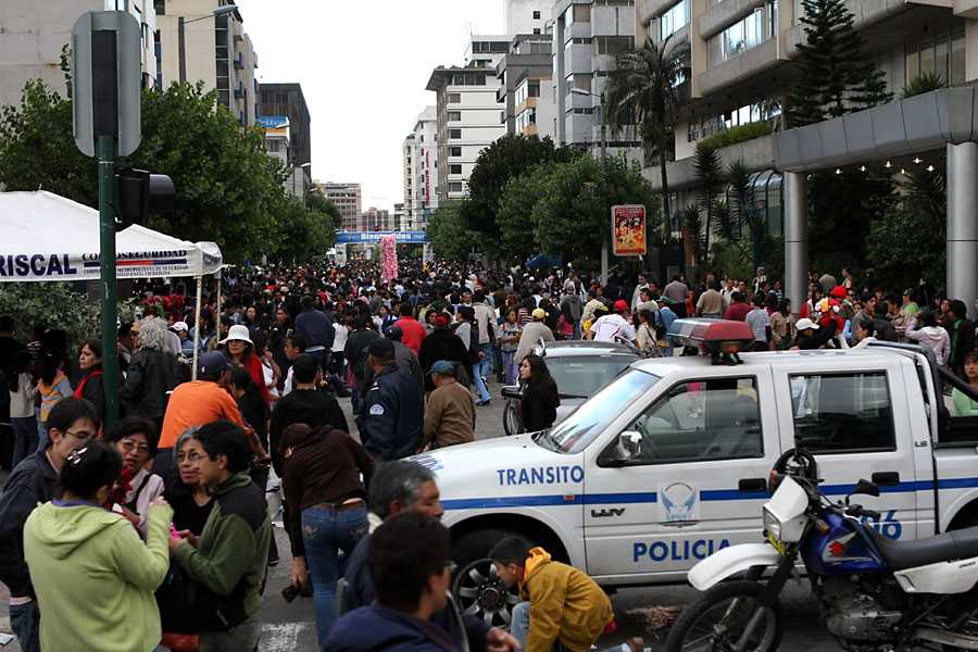 Huge New Year's Eve street party