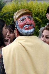 Castro lives on the back of this guy's head!