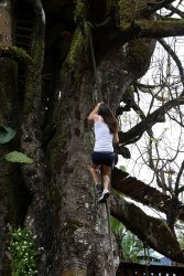 Tori's rope ascent