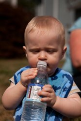 Andrew hits the bottle