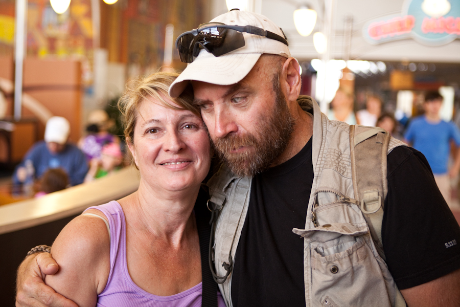 Deb and Steve at Chef Mickey's