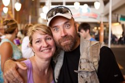 Deb and Steve at Chef Mickey's