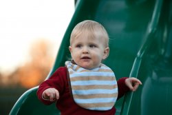 William on the slide