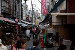 A fish market alley