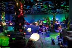 Inside the Little Mermaid area