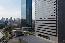 View from our room in Osaka