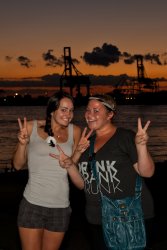 Tori, Jessie and an Osaka sunset 4