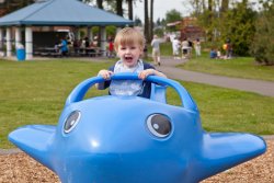 Andrew Rides a Plane at SIlver Lake