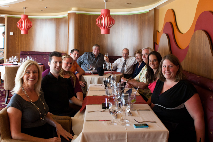 The family (minus kids) at Samba Grill Brazilian Steakhouse