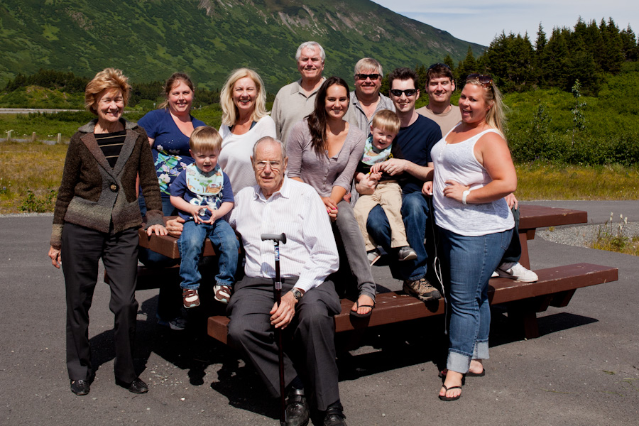 The whole crew a bit north of Seward