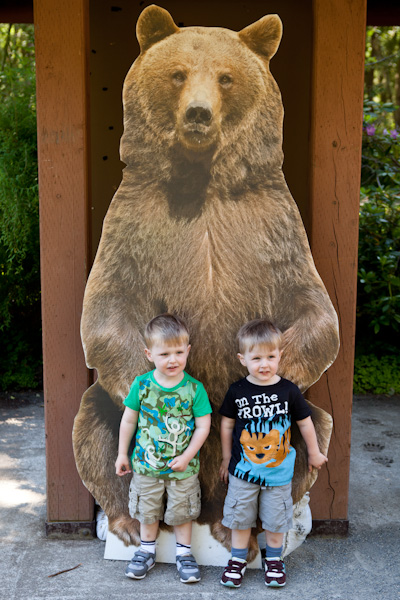 Will and Andrew at Northwest Trek