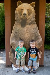 Will and Andrew at Northwest Trek