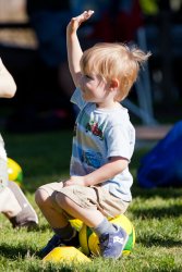 Andrew at soccer practice