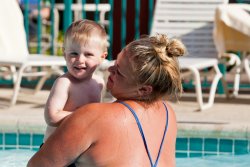 Andrew with Auntie Jessie