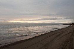 Barrow, Alaska just after midnight. That's as dark as it got, the sun was well above the horizon.