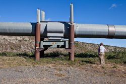 Alan examines the pipeline