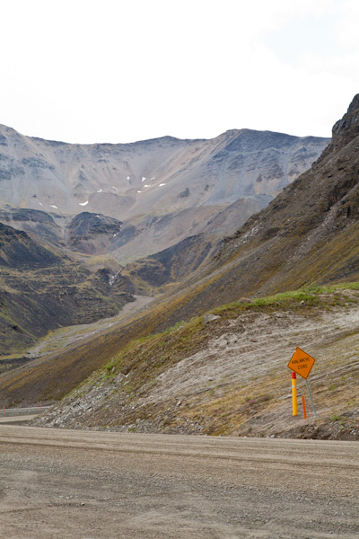 Avalanche Zone at the Atigun Pass, Alaska