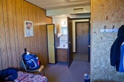 Room at Slate Creek Inn in Coldfoot, Alaska