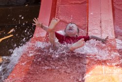 Will on the waterslide 2