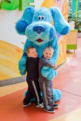 Blue at the Mall of America