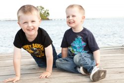 Will and Andrew on a dock 1