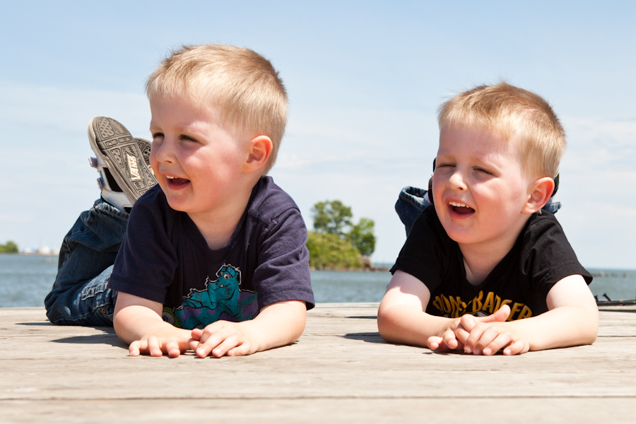 Will and Andrew on a dock 4