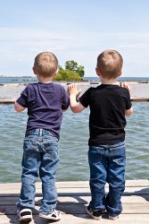 Will and Andrew on a dock 6