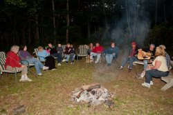 Campfire at Dave and Anni's