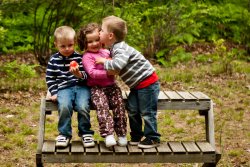 Will reverses his previous position with a watermelony kiss for Violet