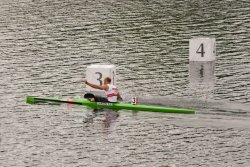 Norway's Eirik Veras Larsen wins gold in Men's Kayak Single (K1) 1000m Canoe Sprint